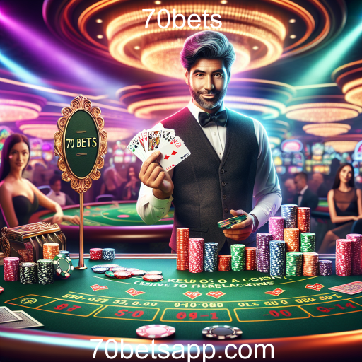 Experiência Imersiva no Cassino ao Vivo do 70bets